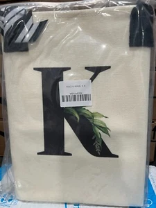 Bolso de Mano de Playa de Lona "K" Inicial Bolsos de Bolsillo Estilo Bohemia 🙂 - Imagen 1 de 4