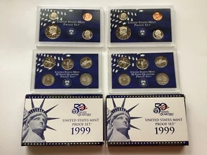 1999 United States Mint Proof Sets W/ State Quarters Issued in 1999 / Two Sets - Picture 1 of 1