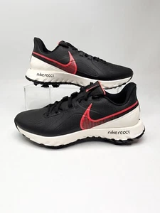 NEW MEN'S Nike React Infinity Pro Golf Shoes Size 8 Black Red White CT6620-002 - Picture 1 of 5