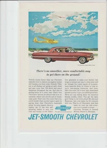 Original 1963 Chevrolet Impala Sport Coupe Magazine Ad "Jet-Smooth Chevrolet" - Picture 1 of 1