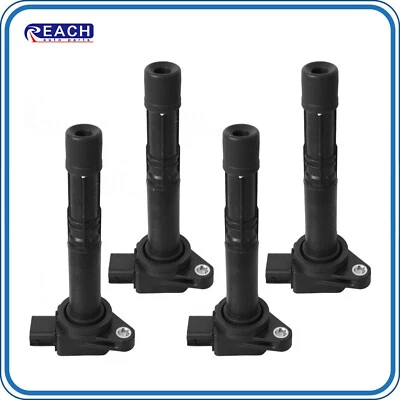 Set 4 Ignition Coils for 2003-2007 Honda Accord 2003-2011 Elemen 2.4L I4 UF311 - Image 1 of 4