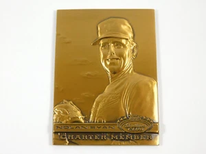 Tarjeta de metal 1991 Nolan Ryan Topps Stadium Club Charter Member - Imagen 1 de 3