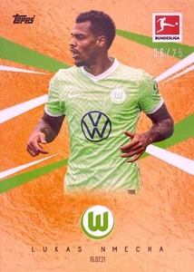 ➠ Topps Bundesliga Update On Demand Set 2021/22 #12 Lukas Nmecha Parallel 06/25 - Bild 1 von 1