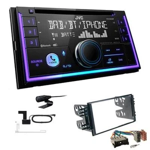 JVC 2-DIN MP3 Autoradio Bluetooth DAB+ für KIA Rio I Facelift 2002-2005 - Bild 1 von 6