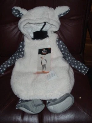 Hyde and Eek! Disfraz Chaleco Cordero Peluche Bebé Boutique - Talla 6-12 Meses - Nuevo Con Etiquetas Foto 1 de 3