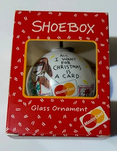  Hallmark Schuhkarton Weihnachtsschmuck: Mastercard  - Bild 1 von 1