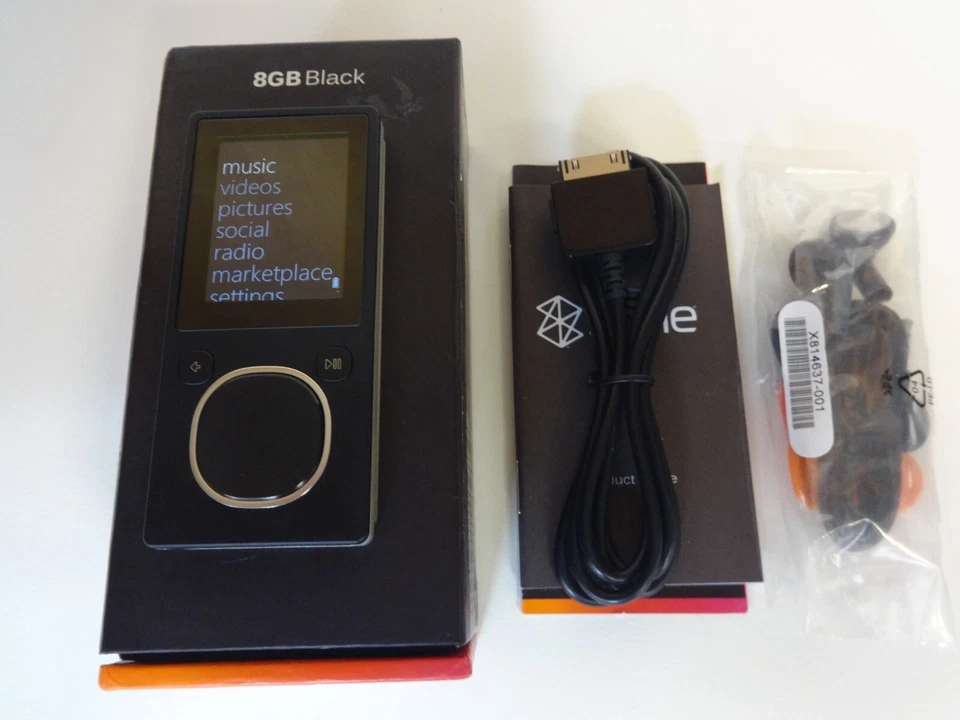 MICROSOFT ZUNE NEGRO 8GB...BATERÍA NUEVA... Foto 1 de 4