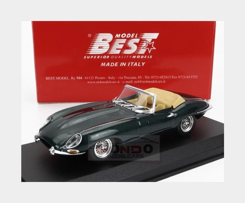 1 43 BEST Jaguar E-Type Spider 1962 Green BE9852