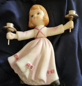 Vintage CMA INC Candle Holder Cute Little Girl 1970’s Verond Vergasi - Picture 1 of 3
