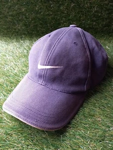 Childs Nike YOUTH Blue Navy Baseball Cap Hat Swoosh Adjustable Snapback Y2K - Picture 1 of 11