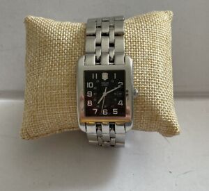 Victorinox Swiss Army Watch Square Face Not Working For Parts Or Repair Only