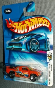 Hot Wheels 2004 #084 First Editions 84 of 100 Off Track Orange Blue 5SPs C2727 - Picture 1 of 2
