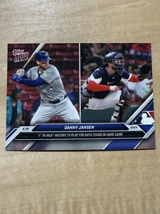 2024 MLB Topps AHORA 598 Danny Jansen 1er JUGADO PARA 2 Equipos RED SOX/BLUE JAYS - Imagen 1 de 2