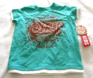 Farmboy Brand Green "Rub Some Dirt on It" T Shirt - Picture 1 of 3