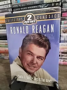 Ronald Reagan Box Set - Brand New 2 DVD Set -- Santa Fe Trail / This is the Army - Picture 1 of 4