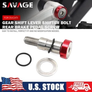 Gear Shift Lever Brake Pedal Screw Bolt for DUCATI Panigale 899 959 MONSTER 821 - Foto 1 di 17