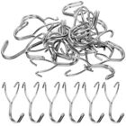  40 Pcs Pegboard Display Hooks for Retail Nail Stainless Steel