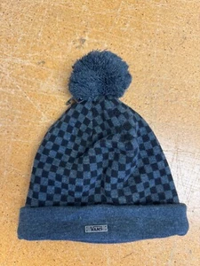 NEU Vans Strickmütze kariert Bommel Beanie schwarz/grau One Size - Bild 1 von 2