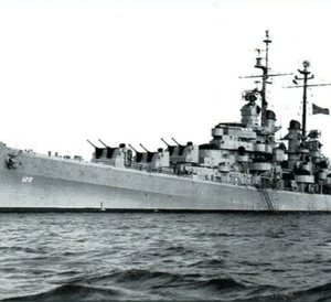 USS Spokane CL-120 CLAA-120 AG-191 Naval Ship Vessel Vintage Postcard - Picture 1 of 4