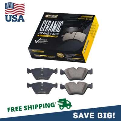 Front Ceramic Brake Pads For 2011 2012 2013 2014 2015 2016 BMW 528i 528i xDrive - Image 1 of 4