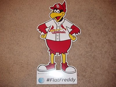 St Louis Cardinals Flat "Freddy" Fredbird Ford Plaza Giveaway 2008 - Image 1 of 2