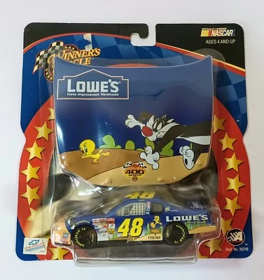 Vtg 2002 Winner's Circle 1:43 Monte Carlo 400 #48 Lowes Looney Tunes Hood NASCAR - Image 1 of 3