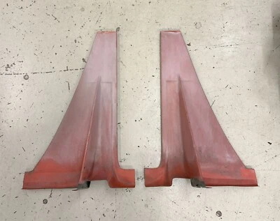 1957-58 Chrysler 4dr HT Interior B-Pillar Plastic Covers New Yorker Windsor 57 - Image 1 of 4