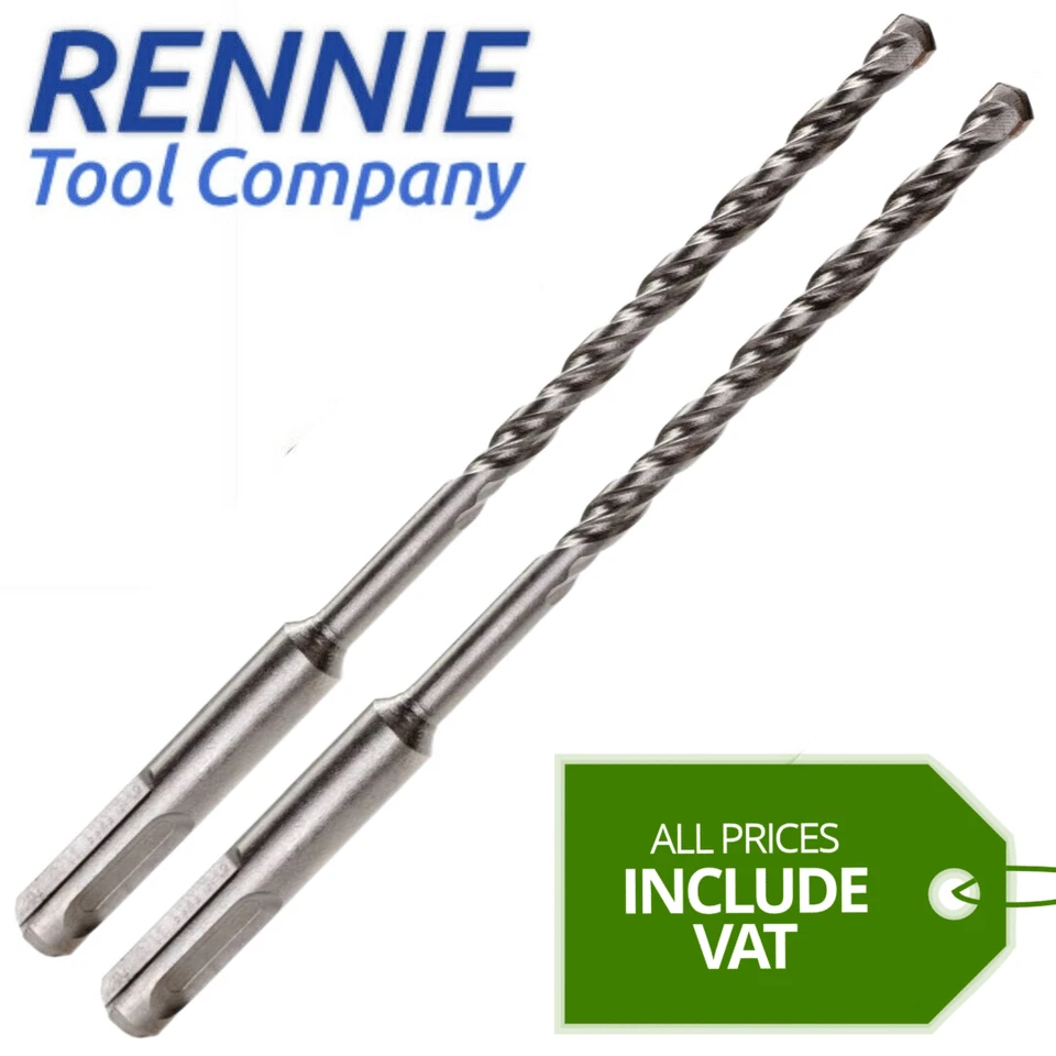 SDS PLUS MASONRY DRILL BIT +   TUNGSTEN CARBIDE TIP  FOR BRICK CONCRETE STONE - Image 1 of 1