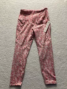 Leggings Evolution And Creation Pequeños Rosa Flor Floral Nuevos con Etiquetas - Imagen 1 de 8