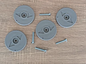 Sleep Number Select Comfort FlexFit Bett Matratzenhalterung Scheiben rutschfest 4er Set - Bild 1 von 6
