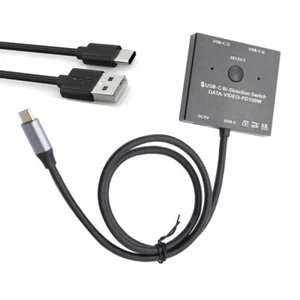 Czarny przełącznik typu C 8K 60Hz HD przecinarka do ekranu do komputera produktowego, laptopa - Zdjęcie 1 z 12