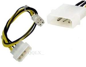 Conector adaptador de cable P4 fuente de alimentación 12 V ATX 4 pines stock del Reino Unido - Imagen 1 de 1