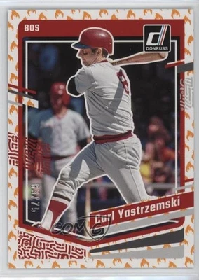 Panini Donruss On Fire 63/75 Carl Yastrzemski #176 2023 patio 1c7f Foto 1 de 3