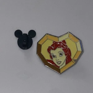 Disney Belle Mosiac zerbrochene Glasmalerei Trading Mickey Herz Pin Prinzessin - Bild 1 von 7