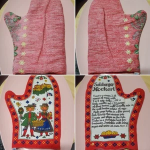 Vintage Wende Kolf Rezept Austria Ofenhandschuh 100% Baumwolle Salzburger Nockerl - Bild 1 von 7