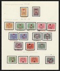 Rare Turkey Stamps 1916 Tughra & Pictorials Crescent O/Ps inc Inverted O/Ps