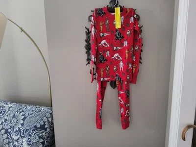 Hanna Andersson Star Wars Holiday Fair Isle Christmas Long John Pajamas Size 12 - Image 1 of 4