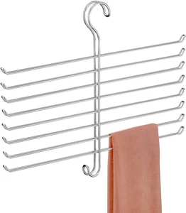 Idesign Classico Portasciarpe, Metallo, Argento, 32.5X2X40.5 Cm - Foto 1 di 12