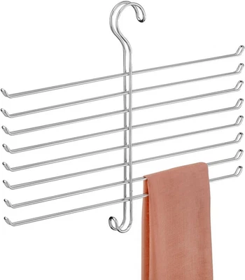 Idesign Classico Portasciarpe, Metallo, Argento, 32.5X2X40.5 Cm - Immagine 1 di 4