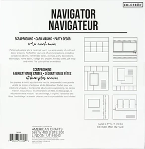 Colorbok Designer Papier Block 12"X12" - Navigator - 74098BL - Bild 1 von 2