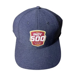 2024 Indy 500 Navy Cap 108TH Running 3D Logo Collector Hat Adjustable Strap - Picture 1 of 7