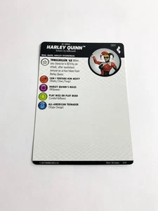Harley Quinn # 001 2017 HeroClix (nur Karte) - Bild 1 von 2