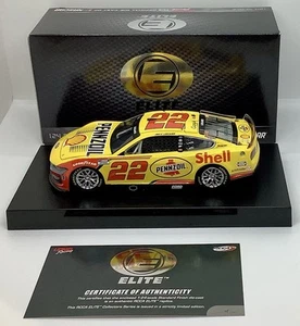 2025 1/24 #22 Joey Logano “Shell Pennzoil” ELITE Mustang 1 of 130 Same Day Ship - Picture 1 of 7