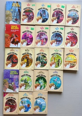 TRIXIE BELDEN Set of 22, Paperback & Hardcover Mystery Books 1970s - Image 1 of 4