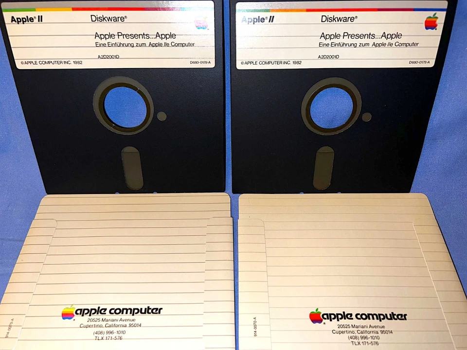 Apple Computer Presents II II+ IIe 5,25" Diskware 1982 Informatik ComputerMuseum - Bild 1 von 4