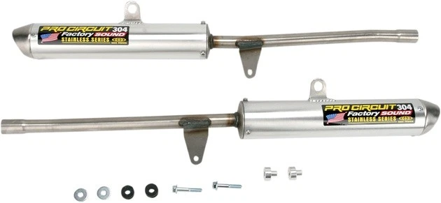 Pro Circuit 304 Silencers for Yamaha YFZ350 Banshee 1987-2006 - Image 1 of 1