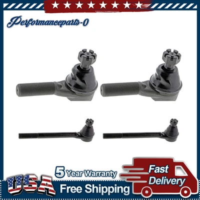 4 barras de dirección Mevotech extremo interior delantero exterior para Dodge D350 1989 1990 1991 Foto 1 de 4