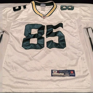 Camiseta deportiva cosida Reebok Super Bowl Green Bay Packers Greg Jennings #85 talla 48 - Imagen 1 de 17