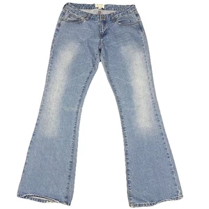 Abercrombie & Fitch Low Rise Bootcut Jeans Women Size 6 Vintage Y2K Light Wash - Picture 1 of 8