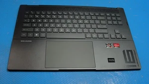 HP Omen 16-n0033dx 16.1" Genuine Palmrest w/Touchpad Keyboard Backlit - Picture 1 of 6